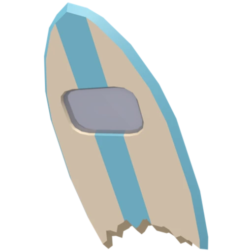 Broken Surfboard